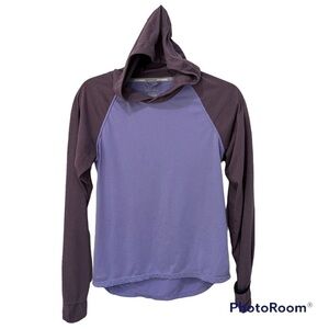 NIKE running purple/lavender dry fit long sleeved shirt, S, dry fit, thumb holes